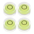 thumbnail image 1 of 4 Packs Round Bubble Level 15x8mm Mini Circular Bullseye Spirit Levels for Leveling Camera Tripod Telescope, Lime, 1 of 6