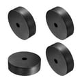 thumbnail image 1 of 4 Packs Rubber Spacers 100mm OD, 15mm ID, 30mm Height Round Anti Vibration Spacer Thick Rubber Washers, 1 of 6