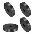 thumbnail image 1 of 4 Packs Rubber Spacers 50mm OD, 10mm ID, 10mm Height Round Anti Vibration Spacer Thick Rubber Washers, 1 of 6