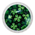4 Packs Saint Patrick's Day Transparent Knobs Drawer Handles