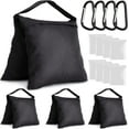 thumbnail image 1 of 4 Packs Sandbags Weight Bags for Light Stand Photography Video Equipments, Heavy Duty Saddlebags for Backdrop Stand, Photo Tripod, Canopy, Pop up Tents, Umbrella Base, Fishing Chair, Picnic Table, 1 of 7