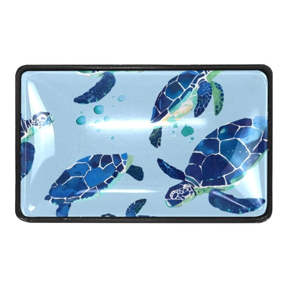 4 Packs Sea Tortoises Crystal Glass Cabinet Knobs Drawer Handles for Kitchen Cabinets Dresser Cupboard Wardrobe Pulls Handles