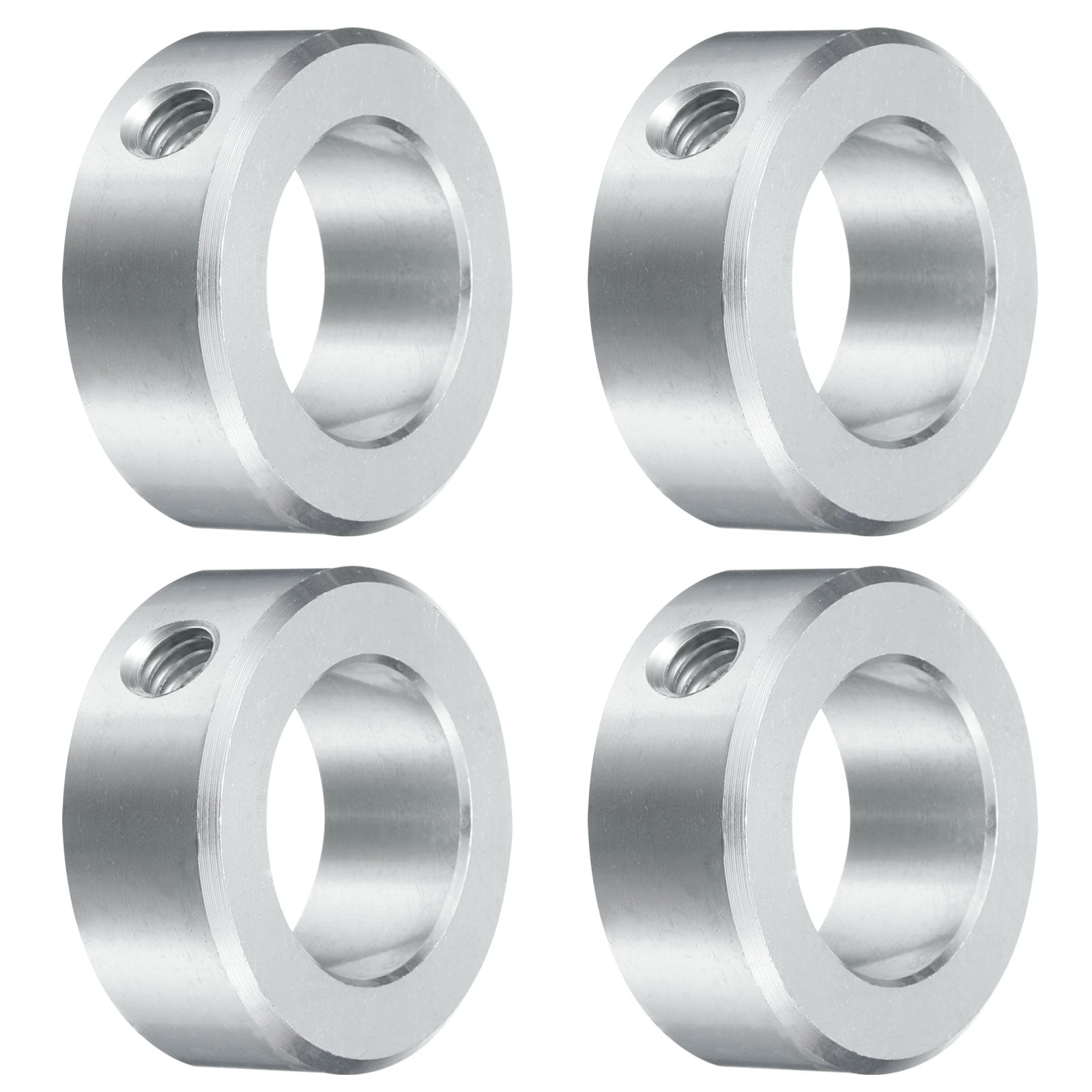 4 Packs Set Screw Collars 1" Bore, Aluminum Shaft Collars, 1-5/8" OD ...