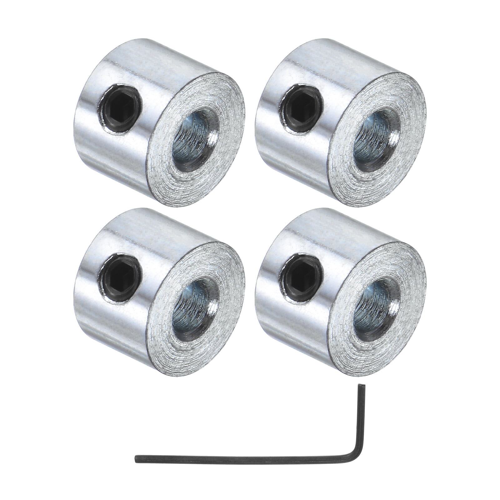 4 Packs Set Screw Shaft Collars 1/8