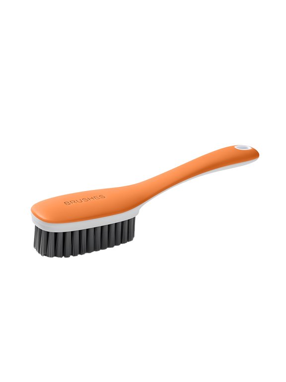4 Packs Shoe Brush with Hard Bristles for Cleaning Shoes & Clothes Multifunctional Leather Shoe Scrubber Durable Plastic Handle for Sports Casual Boots Home Cleaning Tool