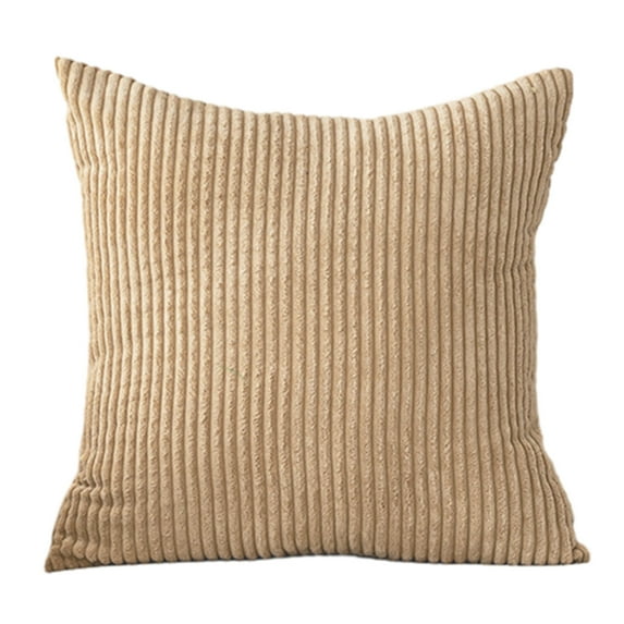4 Packs Soft Weave Pillowcase Cover Breathable Skin Friendly Cotton Pillow Sham for Bedroom Decor Standard Size 17x17 Inches Envelope Closure Washable