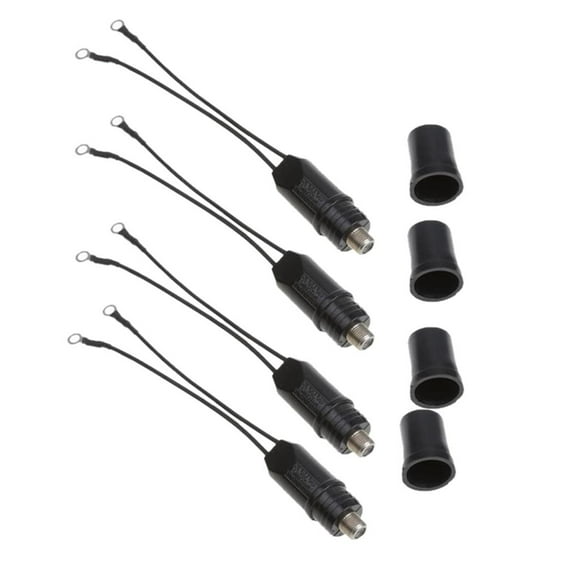 4 Packs TV 300-75 Ohm Matching Adapter VHF//FM