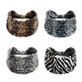 thumbnail image 1 of 4 Packs Thick Boho Stylish Floral Turban Wide Headbands for Women - Non Slip Hairbands for Hair, Sport, Workout, Yoga, Hair Accessories, 1 of 6
