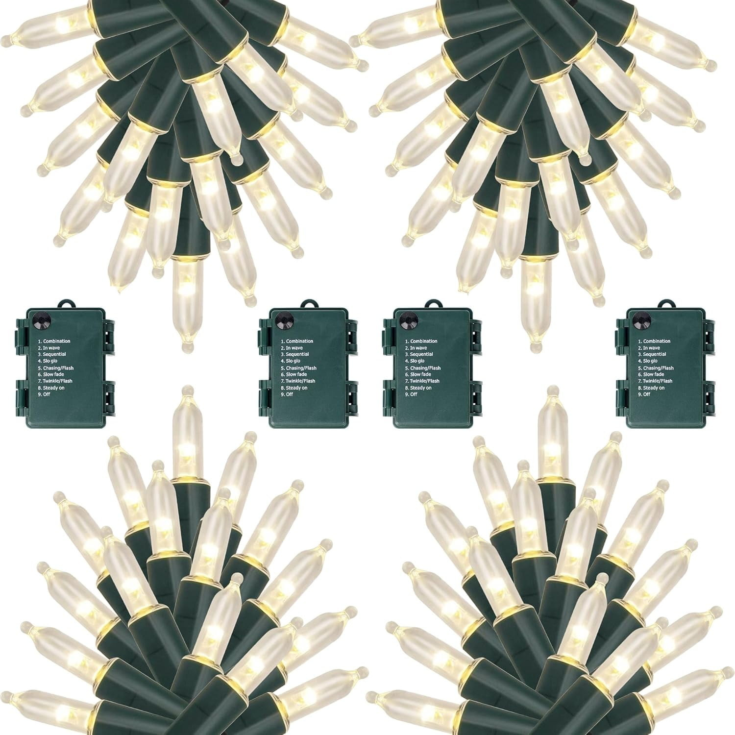 2000 LED Warm White Christmas String Lights main image 1