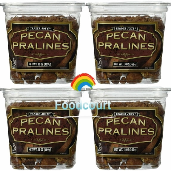 4 Packs Trader Joe’s Pecan Pralines 13 oz Each Pack