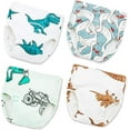 thumbnail image 1 of 4 Packs Training Pants for Boys Waterproof Training Pants Toddler Potty Training Underwear Boys Baby Potty Training Toilet, 1 of 6