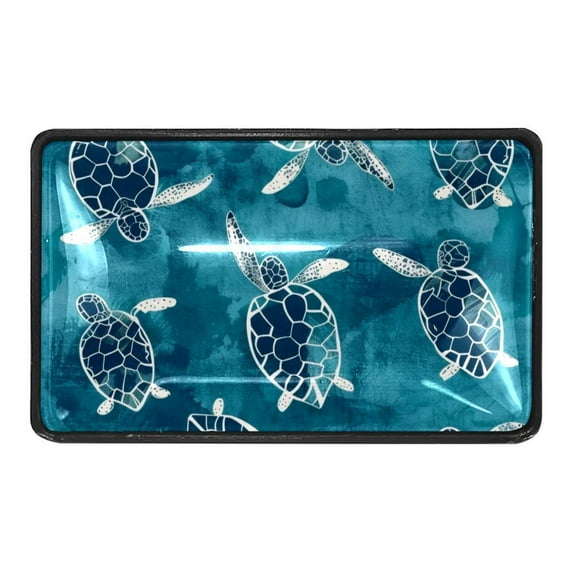 4 Packs Undersea Tortoise Crystal Glass Cabinet Knobs Drawer Handles for Kitchen Cabinets Dresser Cupboard Wardrobe Pulls Handles