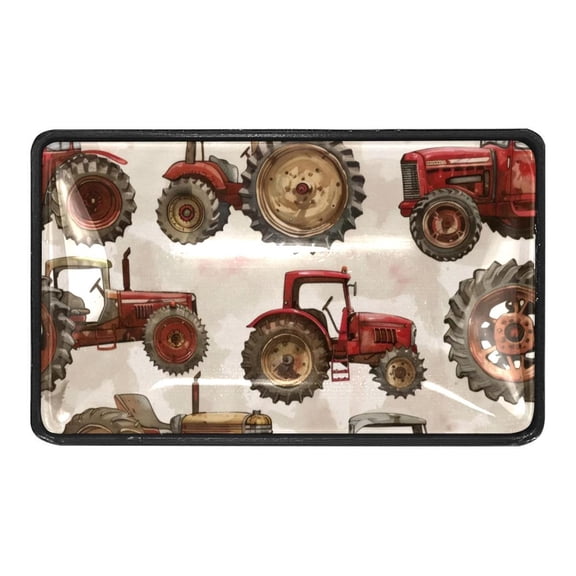 4 Packs Vintage Farm Tractors Crystal Glass Cabinet Knobs Drawer Handles for Kitchen Cabinets Dresser Cupboard Wardrobe Pulls Handles