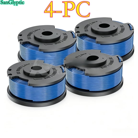 4 Packs Weed Wacker String Replacement for Ryobi One+ AC14RL3A,0.065-Inch String Trimmer Refill Compatible with Ryobi 18v, 24v, and 40v Trimmer
