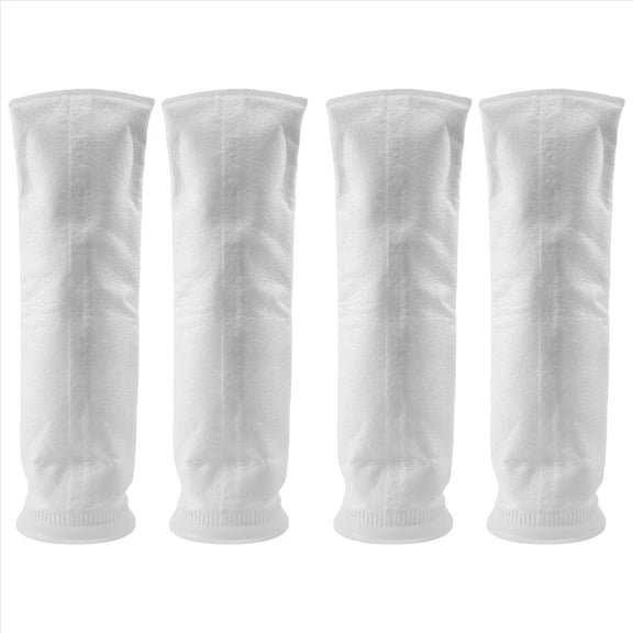 4 Packs of Filter Socks, 200 Micrometres, for Fish Tank/Saline Aquarium, Pond, for Sump/Overflow