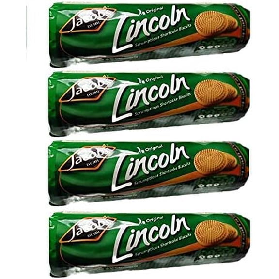 4 Packs of Irish Jacobs  Lincoln Cream Biscuits 200g