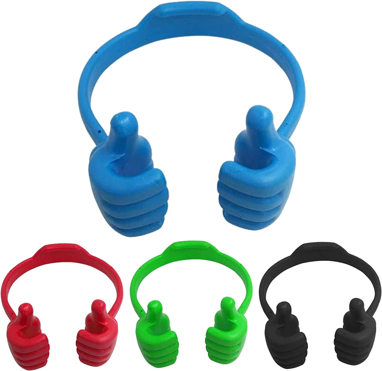 4 Packs with 4 Colors Thumbs Up Cell Phone Stands, Mobile Phones Stand