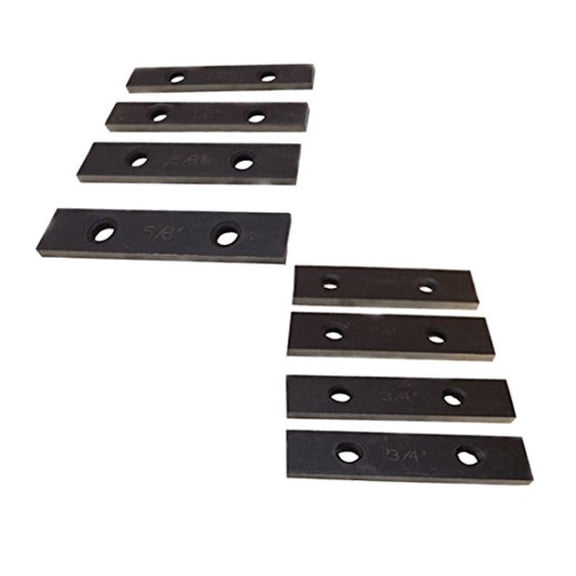 4 Pair 5/32" x 3" Precision Parallel Set 1/2" - 7/8" Machinist Toolmaker 8 PC