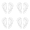 thumbnail image 1 of 4 Pair Arch Support Shoe Inserts for Flat Feet Gel Arch Support Cushions for Men & Women Reusable Arch Inserts for Plantar Fasciitis Adhesive Arch Pad for Relieving Pressure, 1 of 8