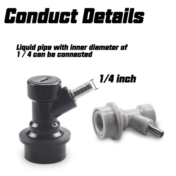 4 Pair Ball Lock Barb Gas & Liquid Quick Beer Keg Disconnects Sets