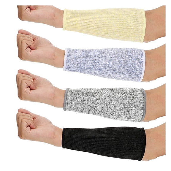 4 Pair Cut And Burn Resistant Sleeves Arm Protection Sleeves Forearm Protectors For Thin Skin And Bruising ,Versatile and Multifunctional