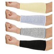 4 Pair Cut And Burn Resistant Sleeves Arm Protection Sleeves Forearm Protectors For Thin Skin And Bruising ,Versatile and Multifunctional