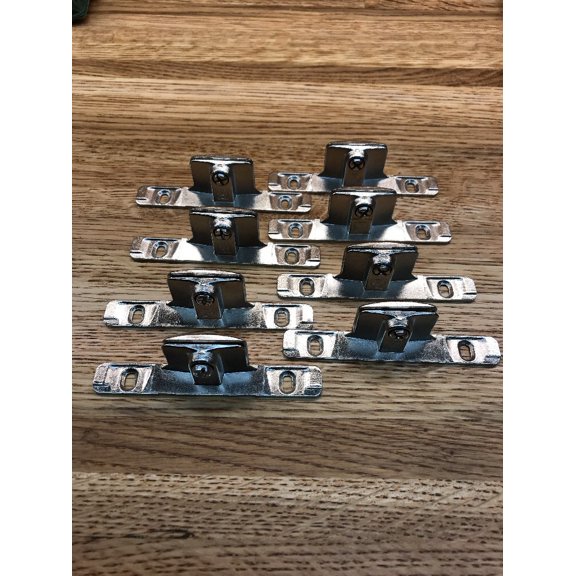 (4) Pair Indaux Kitchen Drawer Front Fixing Brackets HH-5