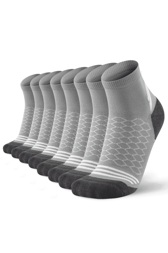 4-Pack Men's Athletic Ankle Socks,Compression Socks for Men,Sizes 10-15