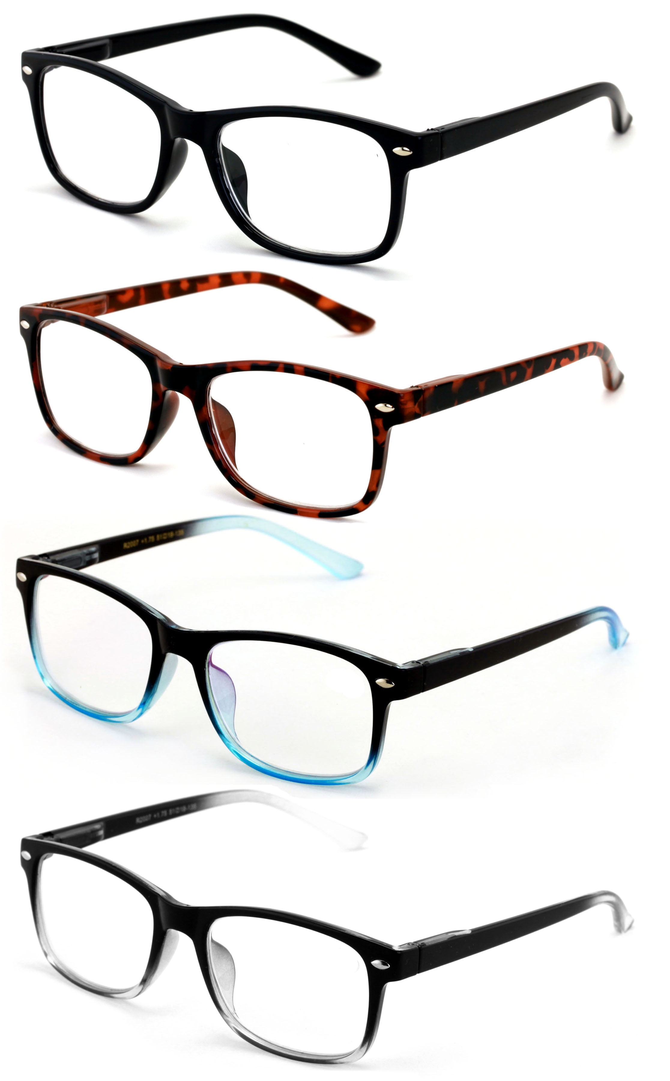 4 Pair Reading Glasses Men Women - Comfortable Modern  display picture 2