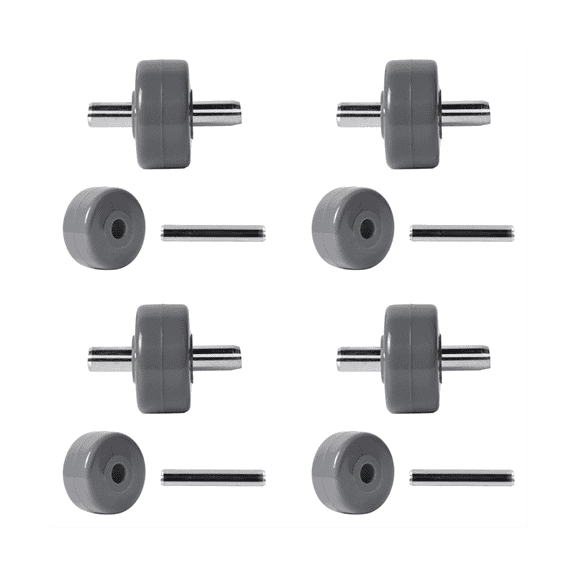 4 Pair Replacement Wheels for Vacuum Cleaner Fit Models NV350 NV351 NV355 NV356E NV500 NV501