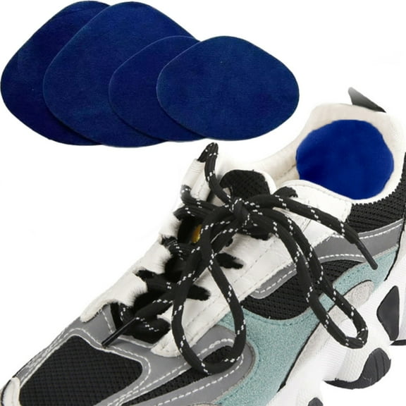 4-Pair Self-Adhesive Shoe Heel Patches, Cushioned Heel Hole Protector for Back of Sports Shoes, Leather Shoes & High Heels, Anti-Blister & Wear-Resistant