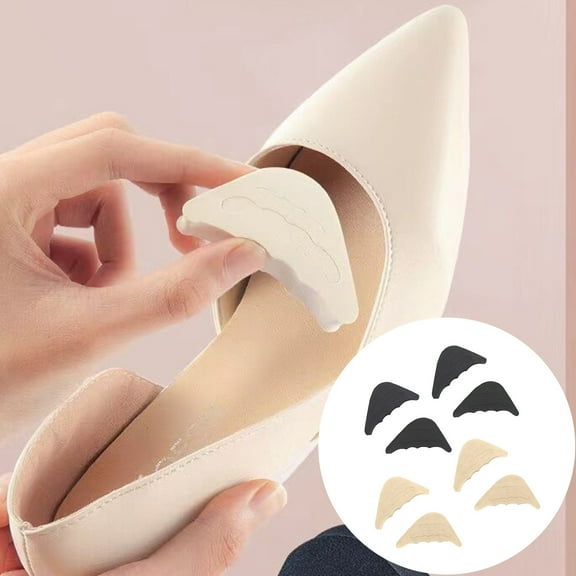 4-Pair Shoe Toe Inserts, Shoe Fillers, Foam Cushioning For Loose Shoes, Foot Care Accessories, Shoe Insoles, Shoe Fit Inserts For Women & Men