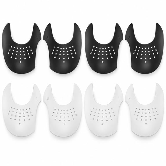 Sneaker Crease Guards Combo Pack for Men & Women,Toe Box Protectors to Prevent Creases,4 Pairs Total (2 Pairs Women's Size 5-9,2 Pairs Men's Size 8-12)