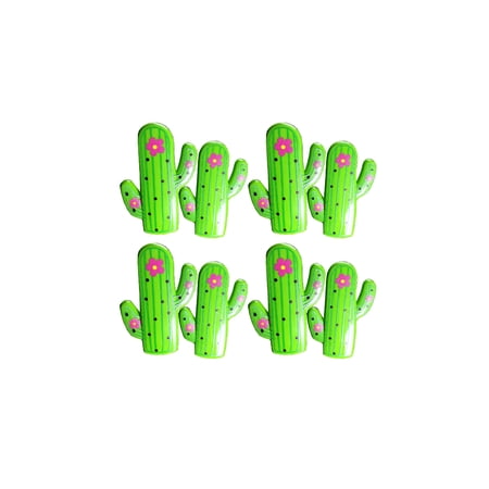 4 Pairs (8 Ct) Cactus Style Beach Towel Holders, Clips, Beach, Patio or Pool Accessories, Portable Towel Clips, Chip Clips, Secure Clips ( 4 Set Per Order )