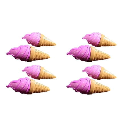 4 Pairs (8 Ct) Pink Ice Cream Style Beach Towel Holders, Clips, Beach, Patio or Pool Accessories, Portable Towel Clips, Chip Clips, Secure Clips ( 4 Set Per Order )