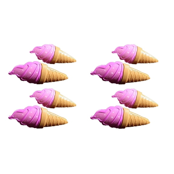 4 Pairs (8 Ct) Pink Ice Cream Style Beach Towel Holders, Clips, Beach, Patio or Pool Accessories, Portable Towel Clips, Chip Clips, Secure Clips ( 4 Set Per Order )