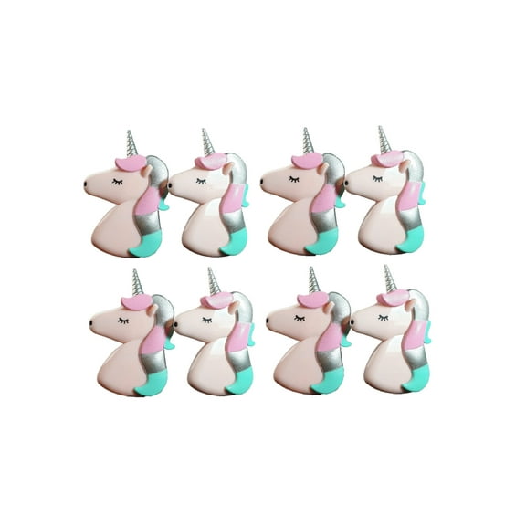 4 Pairs (8 Ct) Pink Unicorn Style Beach Towel Holders, Clips, Beach, Patio or Pool Accessories, Portable Towel Clips, Chip Clips, Secure Clips ( 4 Set Per Order )