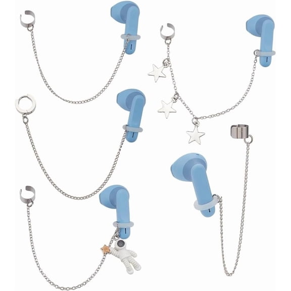 4 Pairs Anti Lost Earring Strap for DIY handcrafting