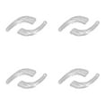 thumbnail image 1 of 4 Pairs Anti slip Eyeglass Ear Grips Hook,Eyewear Retainer,Sport Eyeglass Strap Holder,Clear Silicone Ear Hook for Glasses Sunglasses Reading Glasses Retainers, 1 of 6