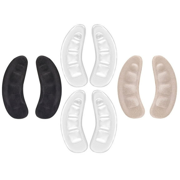 4 Pairs Anti-wear Stickers for High Heels Gel Pads Shoes Sole Sticky Mats Women Miss Women's