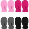 thumbnail image 1 of 4 Pairs Baby Winter Mittens 6-12 Months Toddler Gloves Infant Warm Snow Fleece Mittens for Baby Boy Girl, 1 of 5