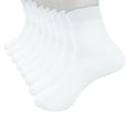 thumbnail image 1 of 4 Pairs Bamboo Fiber Ultra-thin Elastic Silky Short Silk Stockings Men Socks Compression Socks, 1 of 1