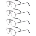 thumbnail image 1 of 4 Pairs Blue Light Blocking Full Frame Reading Glasses Spring Hinge Readers, 1 of 2