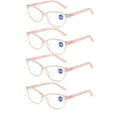 thumbnail image 1 of 4 Pairs Blue Light Blocking Reading Glasses Cat Eye Readers Spring Hinges, 1 of 2