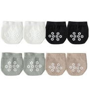 4 Pairs Breathable Forefoot Socks Sweat Absorbing Socks Nonskid Women Half Socks