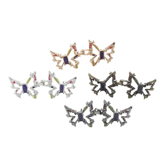 4 Pairs Butterfly Button Pins Jeans Waist Buckles Detachable Pants Waist Tightener Jeans Button Pins Waist Buckles