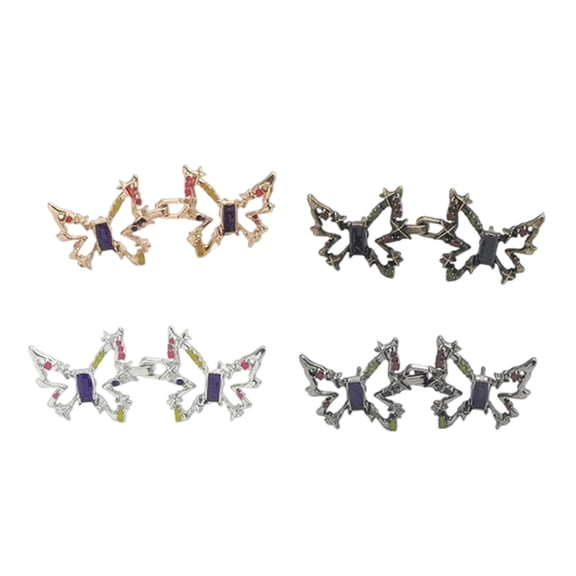 4 Pairs Butterfly Button Pins Trousers Waist Buckle Fashion Jeans Button Pins