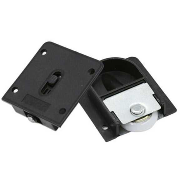 4 Pairs Cabinet Wardrobe Sliding Door Roller Wheel Adjustable Runner Gear Track