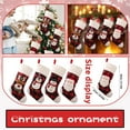 thumbnail image 1 of 4 Pairs Christmas Stockings 18" Christmas Stocking Classic Large Stockings Santa, Snowman, Reindeer Xmas Character for Family Holiday Christmas Party Decorations Style, 1 of 7