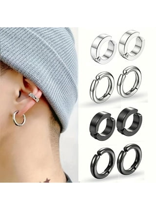 Mens clip on earrings walmart top